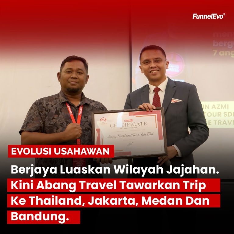 Berjaya Luaskan Wilayah Jajahan. Kini Abang Travel Tawarkan Trip Ke Thailand, Jakarta, Medan Dan Bandung.