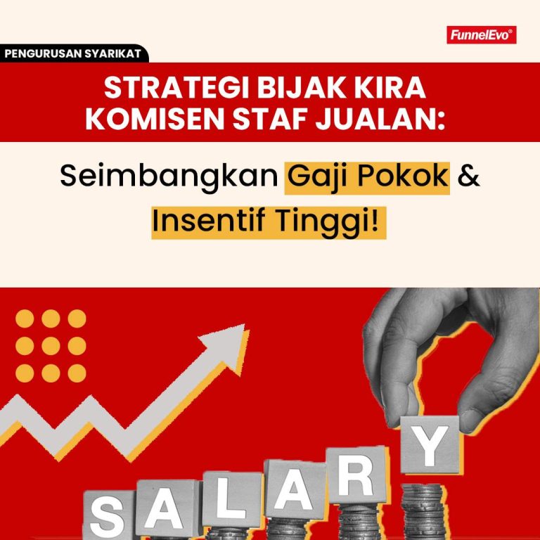 Strategi Bijak Kira Komisen Staf Jualan: Seimbangkan Gaji Pokok & Insentif Tinggi!