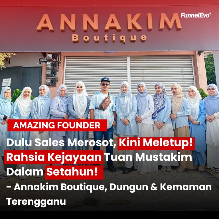 Dulu Sales Merosot, Kini Meletup! Rahsia Kejayaan Tuan Mustakim Dalam Setahun!