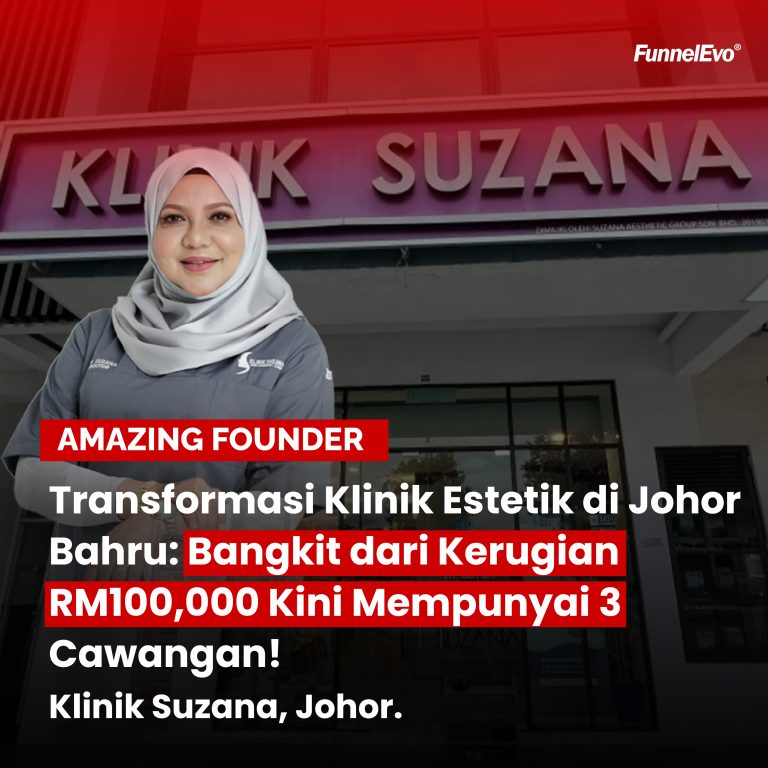 Transformasi Klinik Estetik di Johor Bahru: Bangkit dari Kerugian RM100,000 Kini Mempunyai 3 Cawangan!