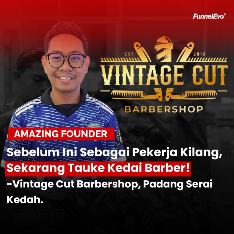 Sebelum Ini Sebagai Pekerja Kilang, Sekarang Tauke Kedai Barber!