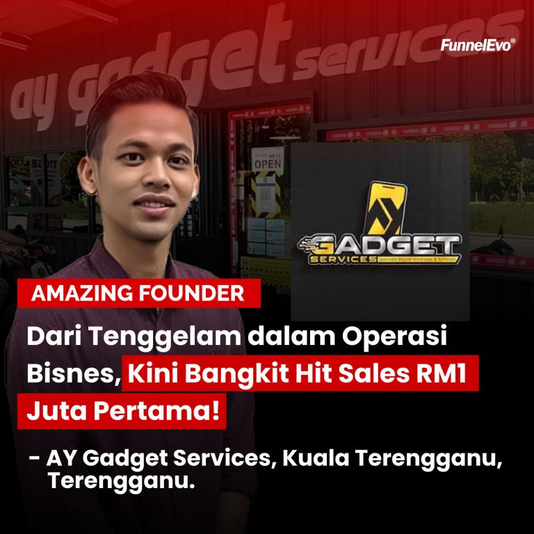 Dari Tenggelam dalam Operasi Bisnes Kini Bangkit Hit Sales RM1 Juta Pertama!