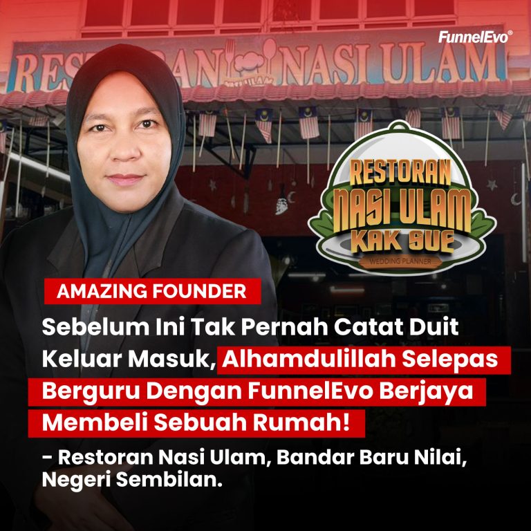 Sebelum Ini Tak Pernah Catat Duit Keluar Masuk, Alhamdulillah Selepas Berguru Dengan Funnelevo Berjaya Membeli Sebuah Rumah!