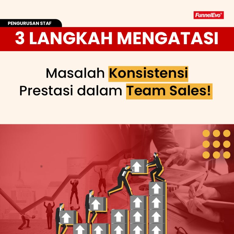 3 Langkah Mengatasi Masalah Konsistensi Prestasi dalam Team Sales!