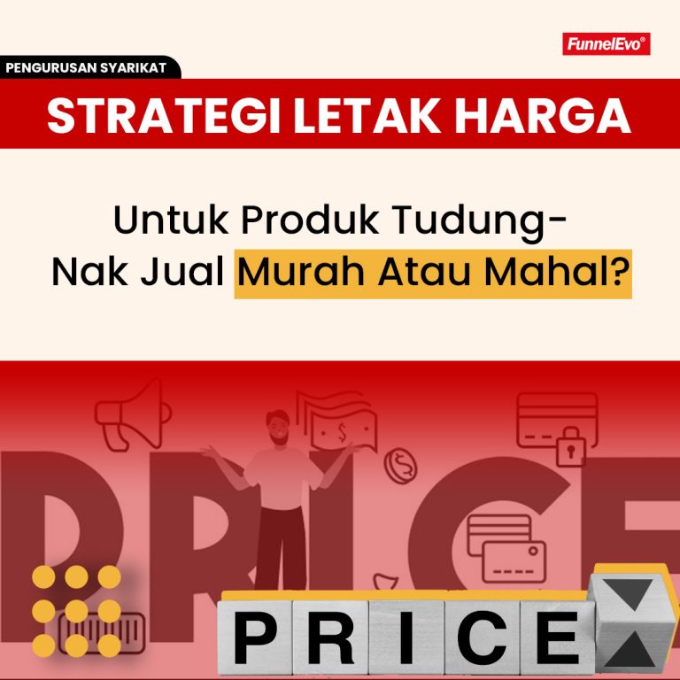 Strategi Letak Harga Untuk Produk Tudung- Nak Jual Murah Atau Mahal?