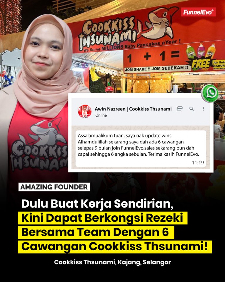 Dulu Takut Nak Tegur Staf, Sekarang Dah Sedia Nak Buka Cawangan.– Kisah Cik Awin Nazreen, Pengasas Cookkiss Thsunami