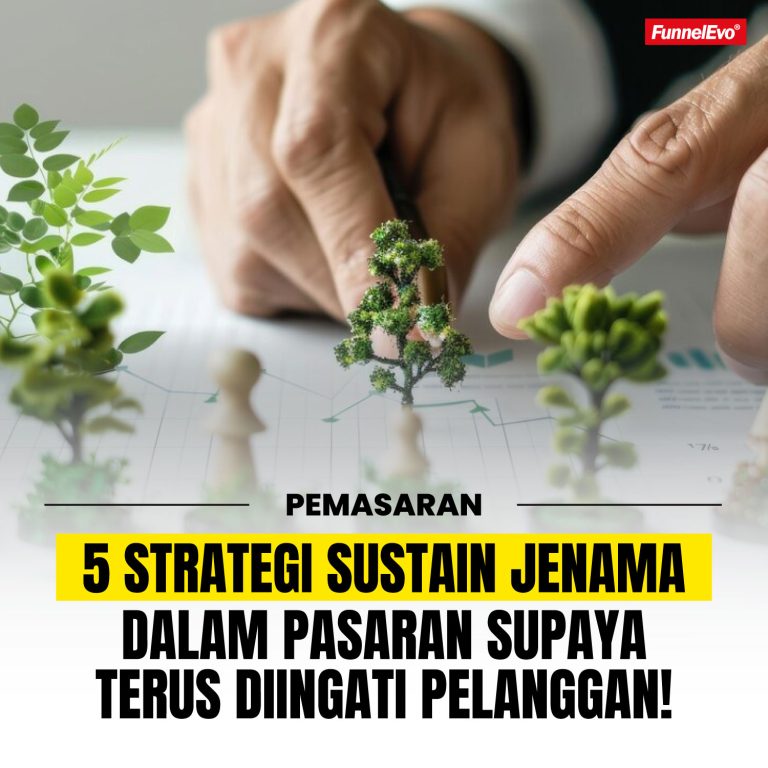 5 Strategi Sustain Jenama Dalam Pasaran Supaya Terus Di Ingati Pelanggan
