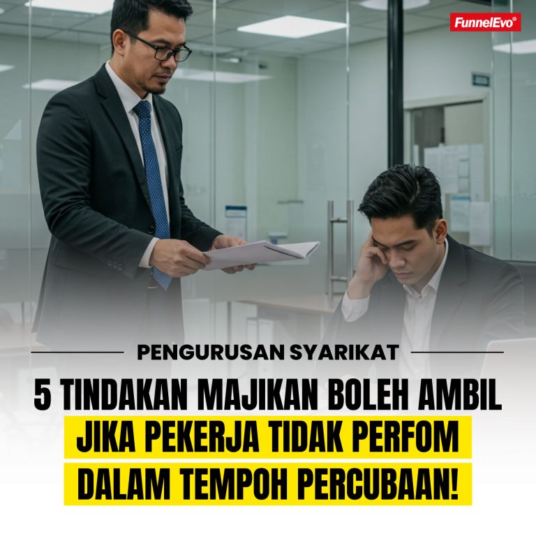 5 Tindakan Majikan Boleh Ambil Jika Pekerja Tidak Perfom Dalam Tempoh Percubaan!