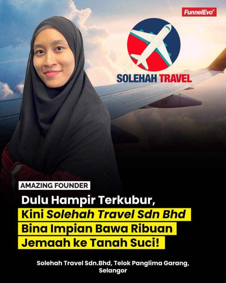 Dulu Hampir Terkubur, Kini Solehah Travel Sdn Bhd Bina Impian Bawa Ribuan Jemaah ke Tanah Suci!