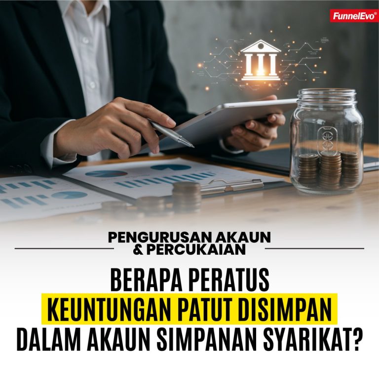Berapa Peratus Keuntungan Patut Disimpan Dalam Akaun Simpanan Syarikat?