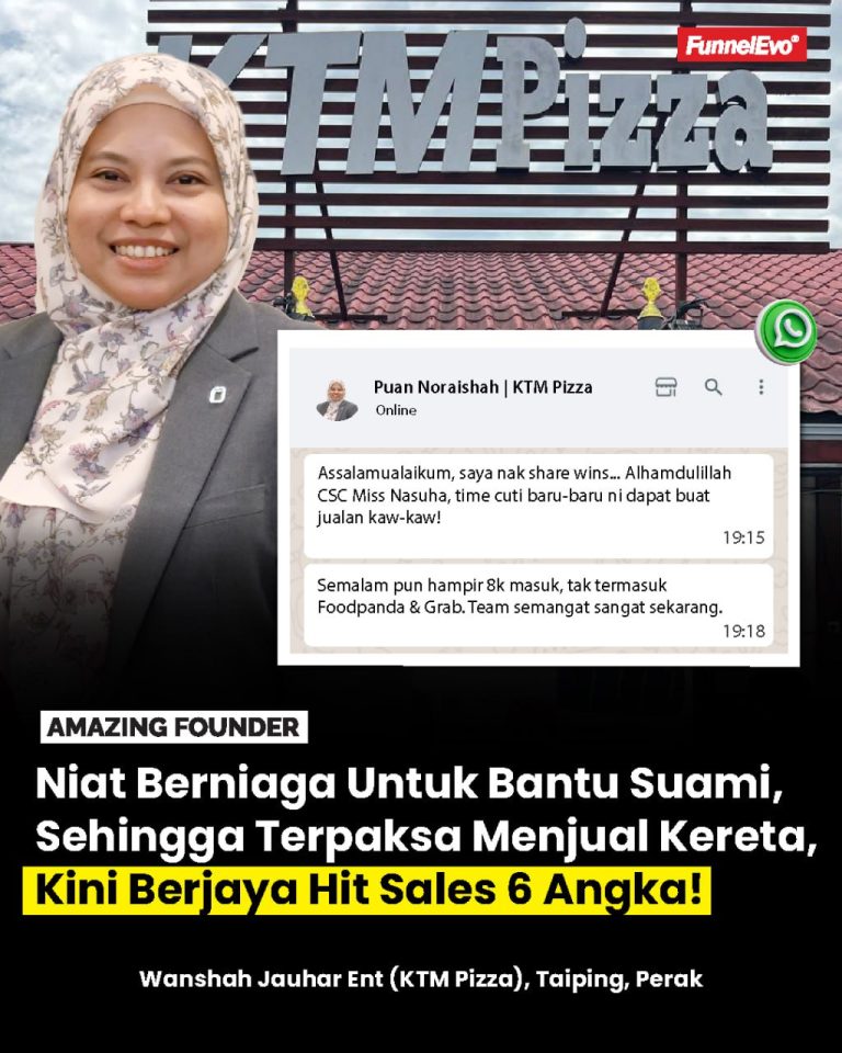 Niat Berniaga Untuk Bantu Suami, Sehingga Terpaksa Mengadai Kereta, Kini Berjaya Hit Sales 6 Angka!