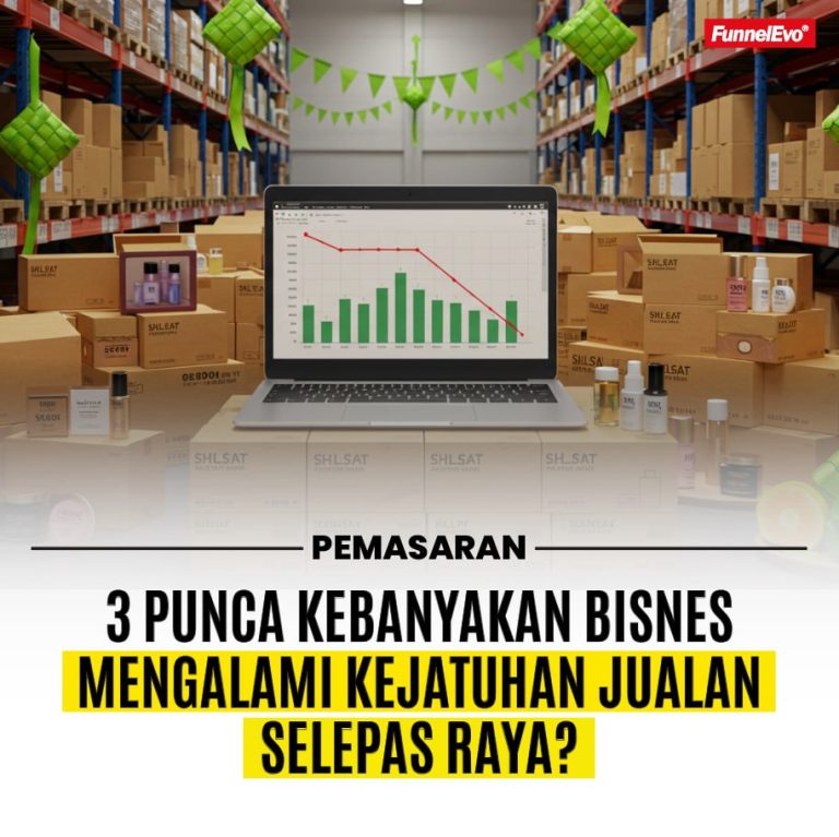 3 Punca Kebanyakan Bisnes Mengalami Kejatuhan Jualan Selepas Raya?