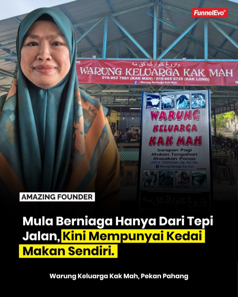 MULA BERNIAGA HANYA DARI TEPI JALAN.