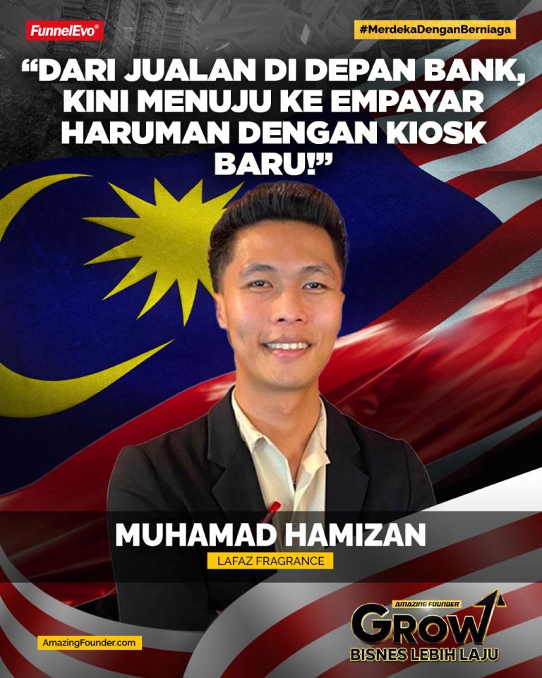 Dari Jualan Di Depan Bank, Kini Menuju Ke Empayar Haruman!