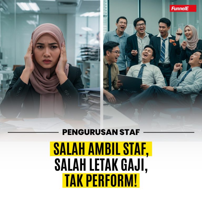 SALAH AMBIL STAF, SALAH LETAK GAJI, TAK PERFORM!