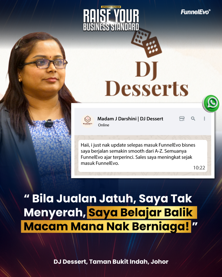 Bila Jualan Jatuh, Saya Tak Menyerah, Saya Belajar Balik Macam Mana Nak Berniaga!