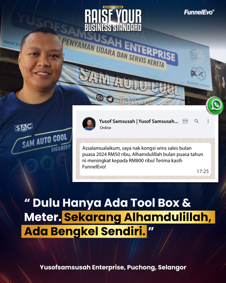 “Dulu Hanya Ada Tool Box & Meter. Sekarang Alhamdulillah, Ada Bengkel Sendiri.”