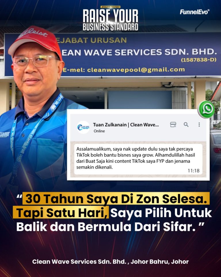 30 Tahun Saya Di Zon Selesa. Tapi Satu Hari, Saya Pilih Untuk Balik dan Bermula Dari Sifar.