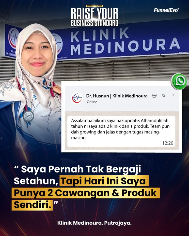 Saya Pernah Tak Bergaji Setahun, Tapi Hari Ini Saya Punya 2 Cawangan & Produk Sendiri