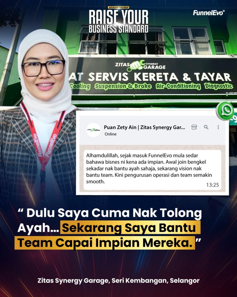 Dulu Saya Cuma Nak Tolong Ayah… Sekarang Saya Bantu Team Capai Impian Mereka