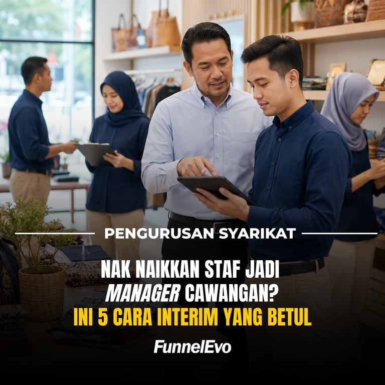 Nak Naikkan Staf Jadi Manager Cawangan? Ini 5 Cara Interim Yang Betul (Bukan Ikut Rasa)