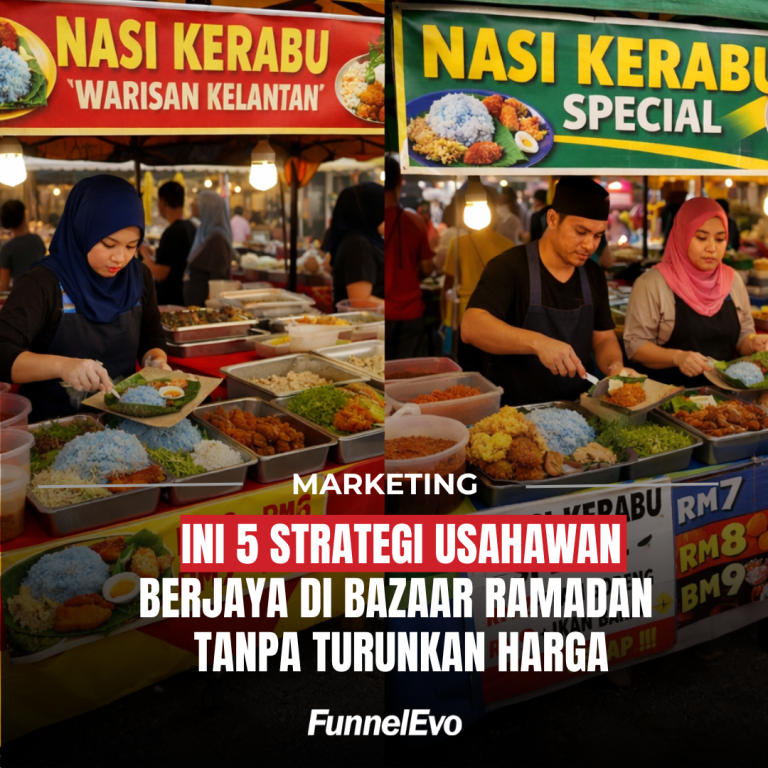 5 Strategi Usahawan Berjaya Di Bazaar Ramadan Tanpa Turun Harga