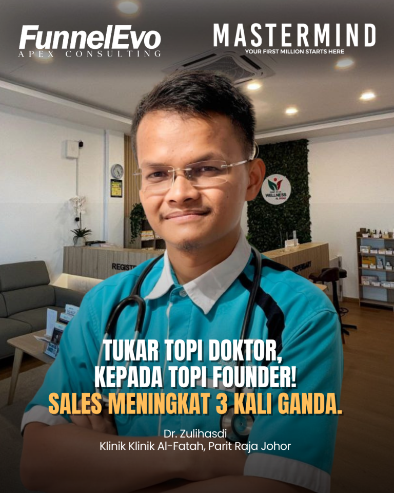 Bila Saya Berhenti Jadi “Chief Everything Officer”, Sales Klinik Saya Melonjak 3X Ganda