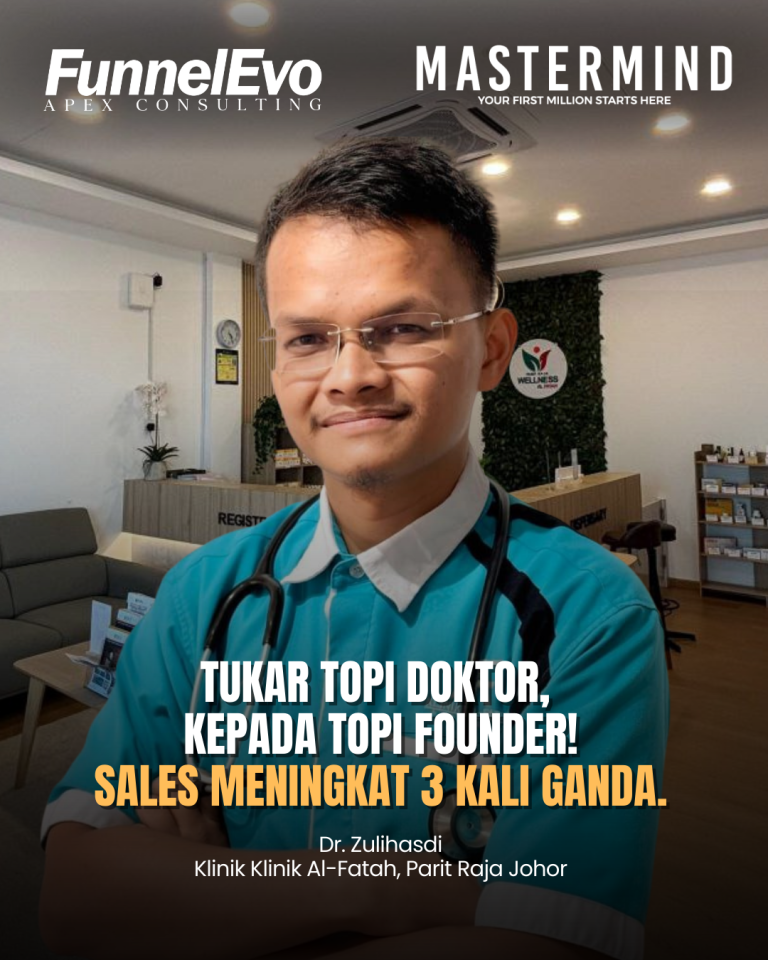 Bila Saya Berhenti Jadi “Chief Everything Officer”, Sales Klinik Saya Melonjak 3X Ganda