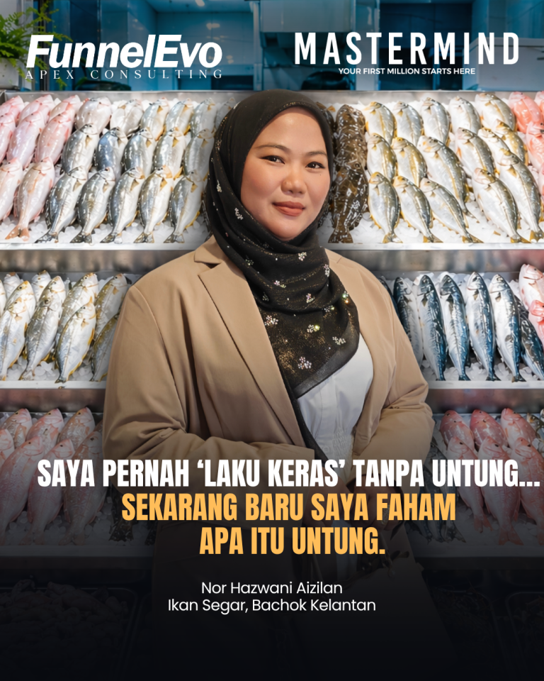 Saya Pernah ‘Laku Keras’ Tanpa Untung… Sekarang Baru Saya Faham Apa Itu untung.