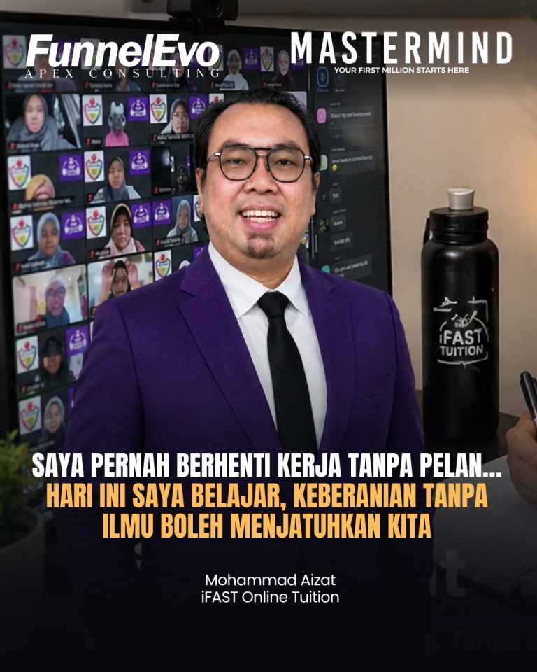 Saya Pernah Berhenti Kerja Tanpa Pelan… Hari Ini Saya Belajar, Keberanian Tanpa Ilmu Boleh Menjatuhkan Kita