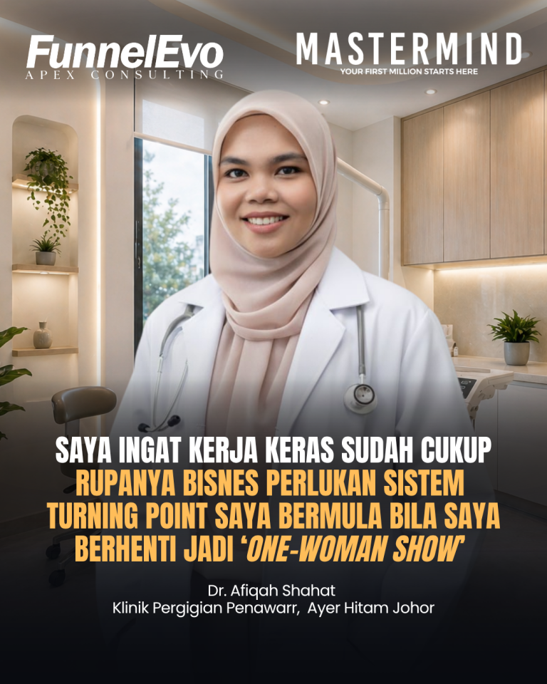 “Saya Ingat Kerja Keras Sudah Cukup Rupanya Bisnes Perlukan SistemTurning Point Saya Bermula Bila Saya Berhenti Jadi One-Woman Show”