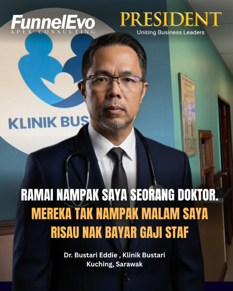 Ramai Nampak Saya Seorang Doktor. Mereka Tak Nampak Malam Saya Risau Bayar Gaji Staf