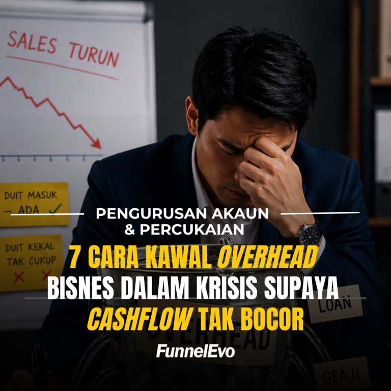 7 Cara Kawal Overhead Bisnes Dalam Krisis Supaya Cashflow Tak Bocor