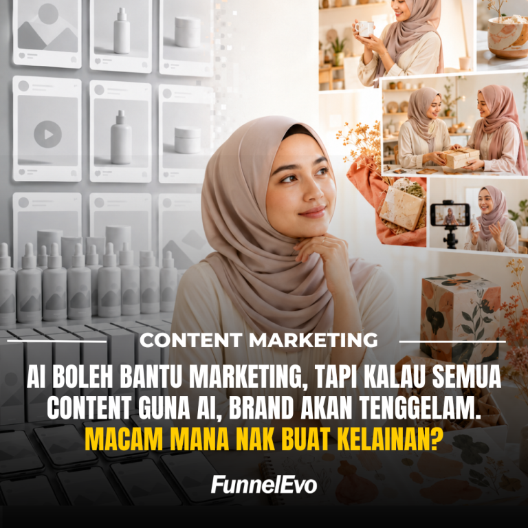 AI Boleh Bantu Marketing, Tapi Kalau Semua Content Guna AI, Brand Akan Tenggelam. Macam Mana Nak Buat Kelainan?