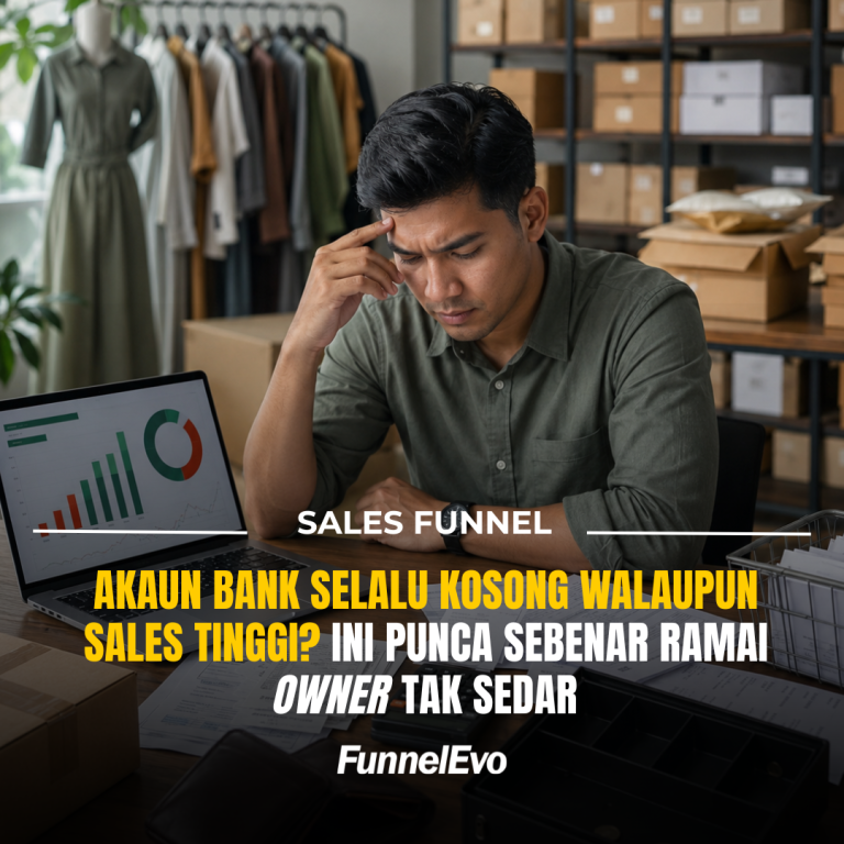 Akaun Bank Selalu Kosong Walaupun Sales Tinggi? Ini Punca Sebenar Ramai Owner Tak Sedar