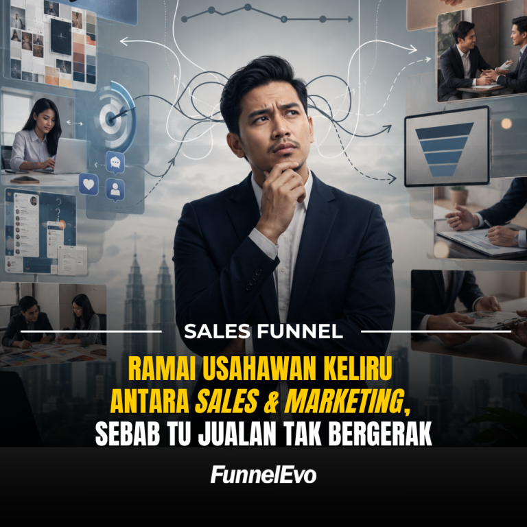 Ramai Usahawan Keliru Sales & Marketing, Sebab Tu Jualan Tak Bergerak