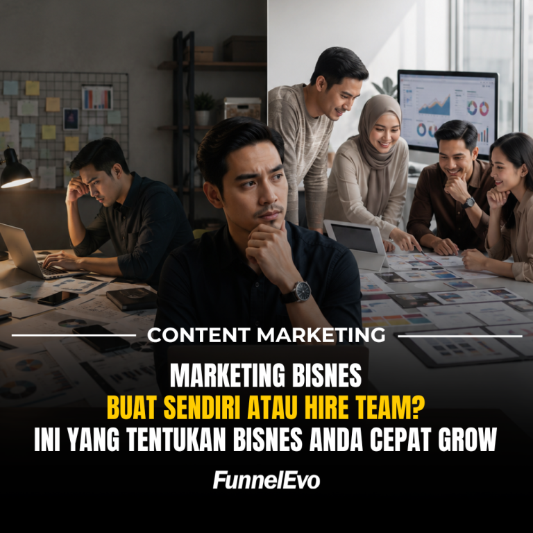 Marketing Bisnes, Patut Buat Sendiri Atau Hire Team?