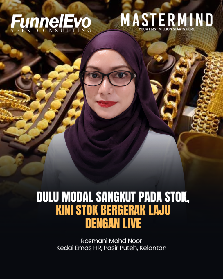 Dulu Modal Tersangkut Pada Stok, Sekarang Stok Bergerak Laju Melalui Live sahaja