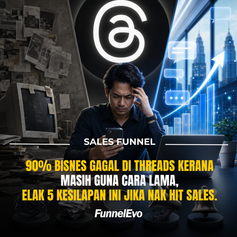 90% Bisnes Gagal di Threads Kerana Masih Guna Cara Lama. Elakkan 5 Kesilapan Ini Jika Mahu Jana Jualan.