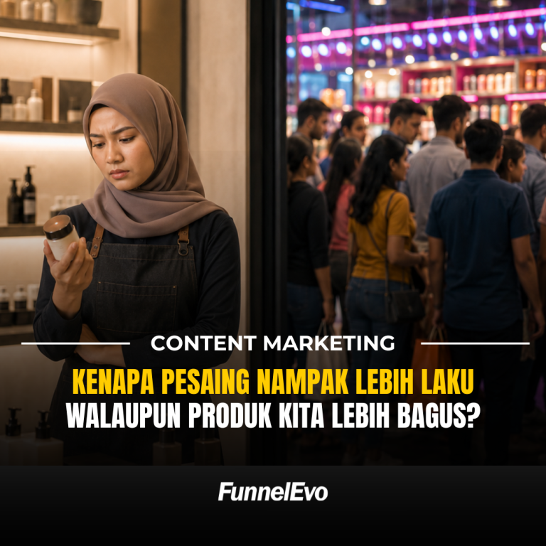 Kenapa Pesaing Nampak Lebih Laku Walaupun Produk Kita Lebih Bagus?