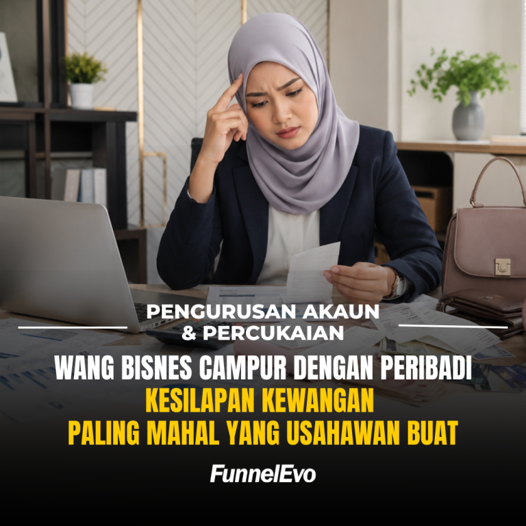 Wang Bisnes Campur Dengan Wang Peribadi Kesilapan Kewangan Paling Mahal Yang Usahawan Buat