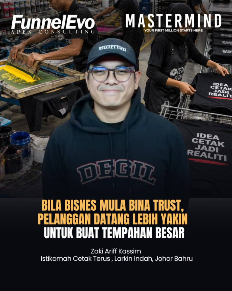 Bila Bisnes Mula Bina Trust, Pelanggan Datang Sendiri Bawa Tempahan Besar
