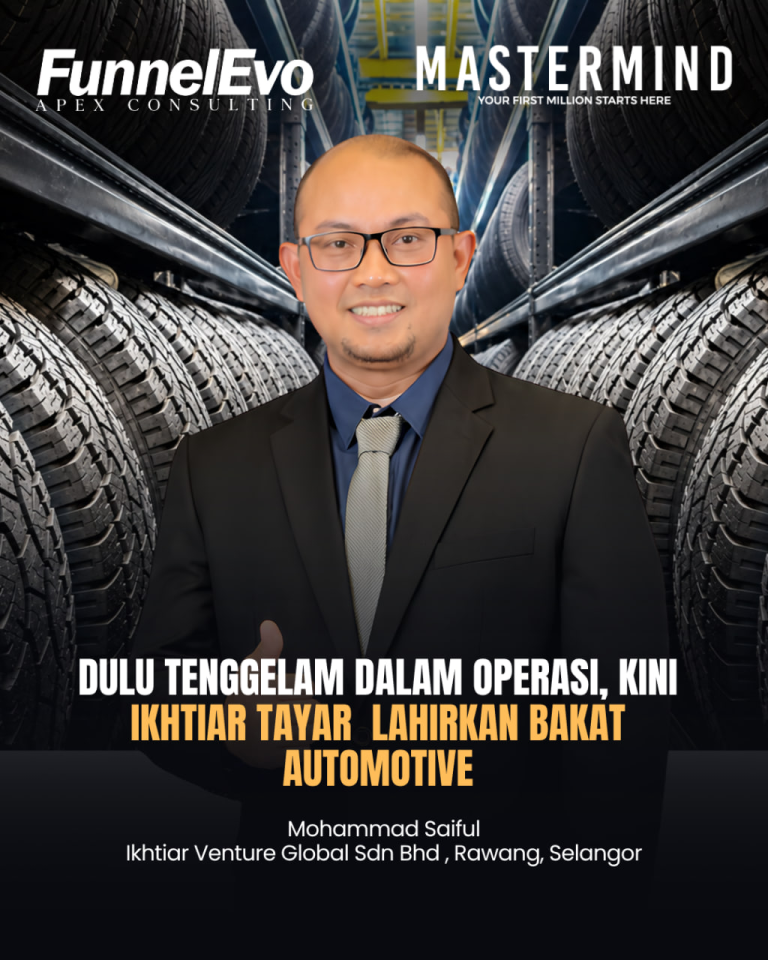 Dulu Founder Pening Operasi, Sekarang Ikhtiar Tayar Jadi Tempat Lahirkan Bakat Automotive