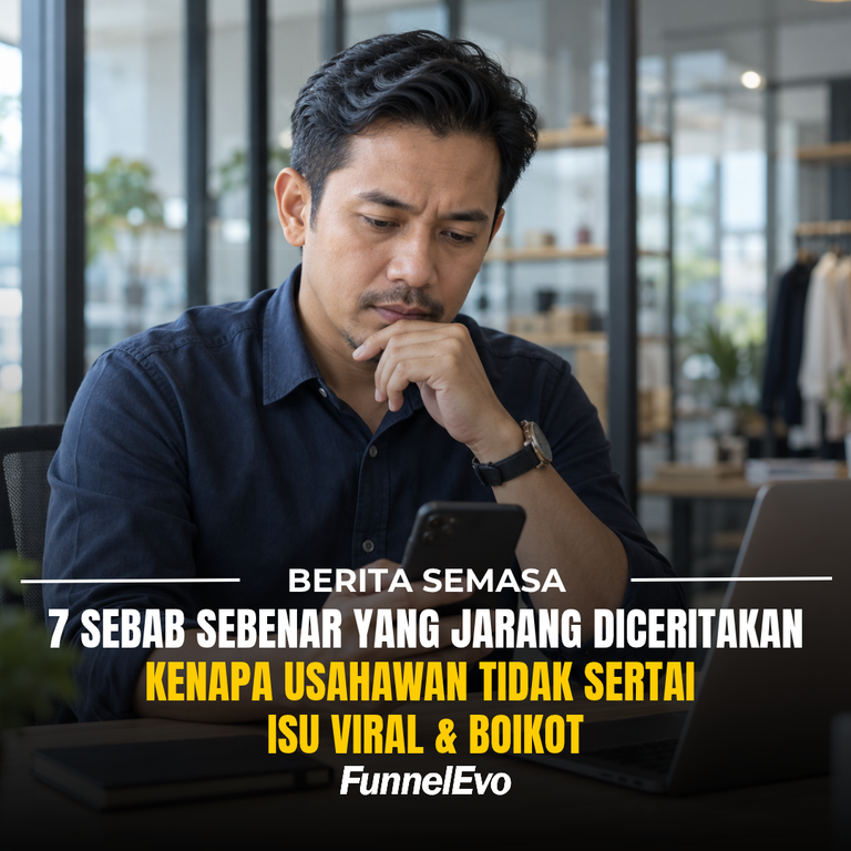 Kenapa Usahawan Diam Bila Ada Isu Viral dan Boikot? 7 Sebab Sebenar yang Jarang Diceritakan